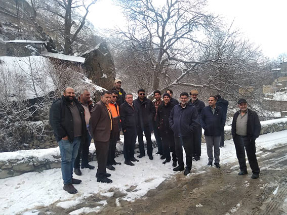 بازدید میدانی سرپرست اداره امور منابع آب شهرستان کرج از روستای دوروان با محوریت رسیدگی به مشکلات اهالی