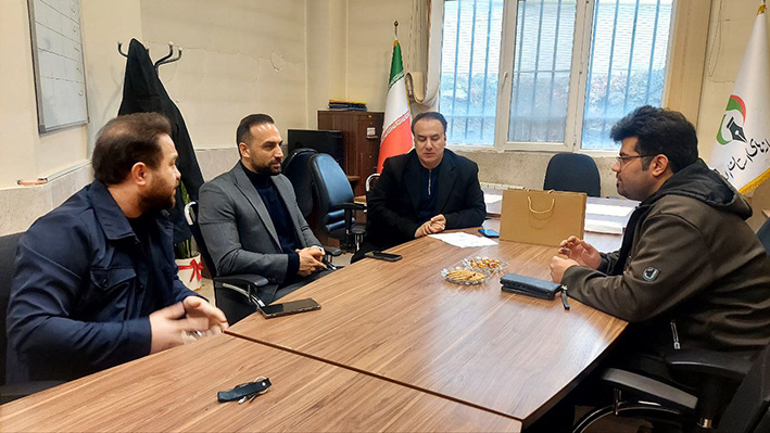 دیدار با رئیس خانه مطبوعات استان البرز در نخستین گام بازدیدهای رسانه‌ای