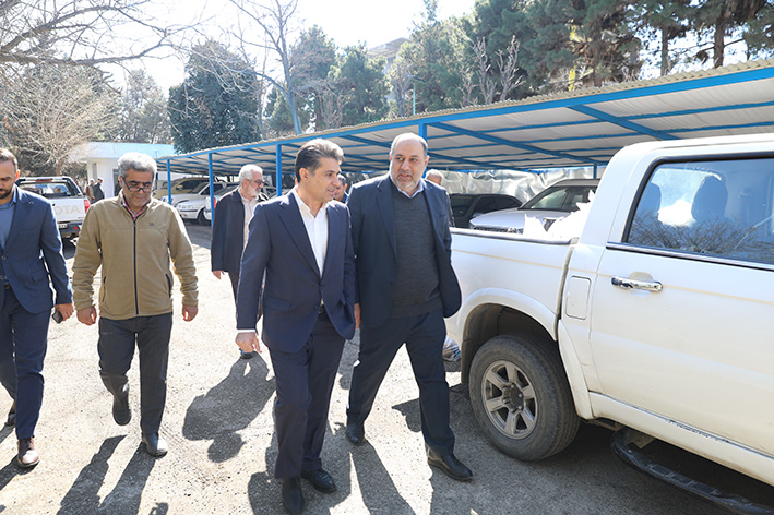 بازدید مدیرعامل آب منطقه‌ای البرز از روند توزیع ارزاق ماه مبارک رمضان