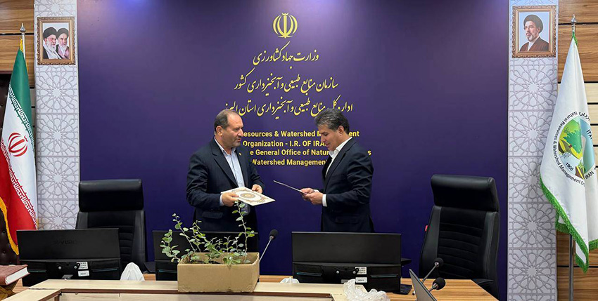 تفاهم‌نامه همکاری برای استفاده از پساب در توسعه درختکاری و مقابله با گردوغبار البرز امضا شد