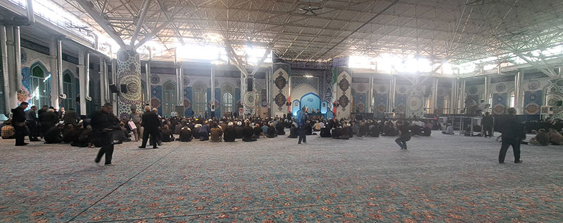 کارکنان امور منابع آب طالقان در آیین گرامیداشت رهبر شهید حضور یافتند